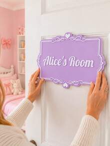 Custom 3D Printed Door Signs: Personalized Design, Handcrafted With Premium Materials. These Personalized Door Signs (Including Custom 3D Printed Bedroom Door Signs) Are Suitable For A Wide Range Of Scenarios, Whether It's Bedrooms, Teen Rooms, Game Rooms, Urban Spaces, Educational Institutions, Entertainment Venues, Or Home Entryways, They Can Fit Perfectly. They Are Both Unique Wall Decor Art Pieces And Suitable For Various Indoor And Outdoor Environments. - Multicolor - View 6