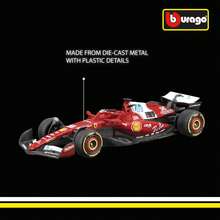 Burago - F1  SF-25 #16 Charles  2025，1/64 比例合金車模，細節豐富 F1 單座賽車複刻版，法拉利官方授權，收藏級泡殼包裝，建議年齡 14+ - SF-25 #16 - 查看 6