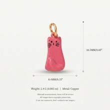 1pc New Vintage Mixed Style Pendant, Cartoon High-End Design, 14k Gold Plated Copper Material, Suitable For DIY Creative Necklace, Bracelet, Earring, Bag Chain, Keychain, Waterproof And Sweat-Resistant, Suitable For Daily Casual Wear - Multicolor - View 7