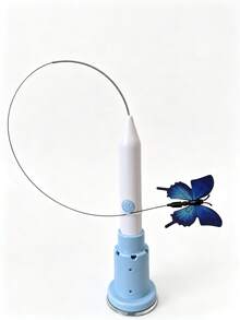 Suction Cup Fixed Dual-Use Butterfly Cat Toy With Built-In Cat 360° Rotating Suction Cup Realistic Butterfly Electric Teaser Wand With Cat For All Breeds Kittens And Adult Cats Solo Play Boredom Relief Toy - View 12