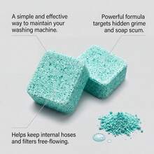Tablet Pembersih Mesin Cuci Effervescent, Penghilang Bau Ampuh & Pengangkat Noda di Bak Cuci, Pembersih Mesin Cuci Multi-Efek Cocok untuk Mesin Cuci Bukaan Depan & Atas, Perlengkapan Pembersih Rumah Tangga - Berbagai bentuk - View 7