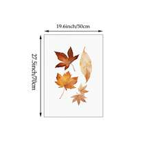 1/3pcs Fall Wall Art Decor Watercolor Pumpkin Maple Leaves Canvas Prints Hello Autumn Sign Vintage Cottagecore Unframed Poster Set For Living Room Dining Room Bedroom Aesthetic Office - Pattern 2 - View 21