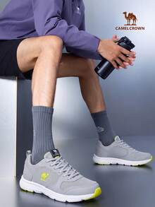 CAMEL CROWN Men's Outdoor Running Shoes Non-Slip Comfortable Casual All-Match Jogging Sports Shoes - Grey - View 1