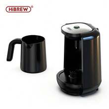 HiBREW H9 Turkish Coffee Maker: Rapid Heating For Ground Coffee, Instant Coffee, And Fresh Coffee Powder. Features Smart Overflow Protection, Easy Operation, Automatic Shut-Off, And A Detachable Coffee Pot For On-The-Go Brewing. - EU F Type Plug(220-240V) - View 13