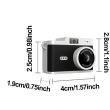 Nuova fotocamera digitale CCD per fotografia, autofocus aggiornato, 48MP 1080P, schermo ribaltabile da 2,4 pollici a 180°, fotocamera portatile da viaggio, mini fotocamera digitale da portachiavi, adatta per principianti, regalo di compleanno e Natale per ragazzi e ragazze, 600mAh - Multicolore - Visualizzare 30