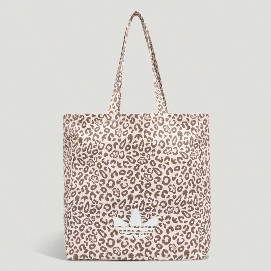 Tas Tote Leopard Adidas (ADIDAS) Tas Tote Bahu Motif Leopard Kasual LC8238 - Berwarna merah muda - View 1