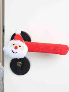1pc Christmas Door Handle Decoration Set, Includes Bell Reminder And Detachable Hanging Ornaments (Santa Claus, Reindeer, Christmas Tree, Stocking) - Easy-To-Stick Hook, Suitable For Indoor And Outdoor Holiday Door And Cabinet Decoration - Durable - Door Hanging Decoration, Christmas Decoration, New Year - Multicolor - View 16