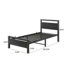 Bed Frames - 黑色 90*200厘米 - 查看 5