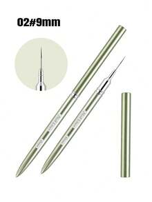 Set Kuas Nail Liner Matte untuk Desain Nail Art, Pena Gambar Pita Garis Detail Halus Panjang Profesional, Alat Manikur DIY - MultiWarna - View 8