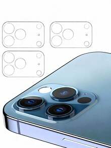 3 piezas de película protectora de lente de cámara de manzana, compatible con iPhone 17/16e/16 Plus/16/16Promax/16Pro/15Promax/15Pro/15/15plus/14Promax/14Pro/14/14plus/13Promax/13/13Pro/13mini/12Promax/12/11/11Pro - transparente - Ver 37
