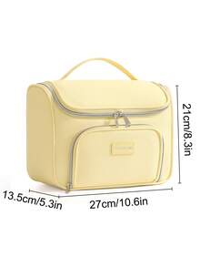 Large Capacity Travel Toiletry Bag, Durable Oxford Fabric Multi-Function Storage Bag With Handle And Hook, Portable Multi-Purpose, Detachable Compartments, Suitable For Cosmetics, Skincare, Lightweight Makeup Bag, Camera Bag, Digital Storage Box, Medicine Storage Box - Multicolor - View 14