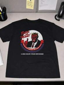 Men T-Shirts - 黑色 - 查看 2