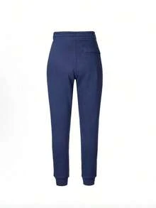 Nike Celana panjang pria, simpel, serbaguna, sporty, kasual, nyaman, celana model kaki meruncing. - Biru - View 4