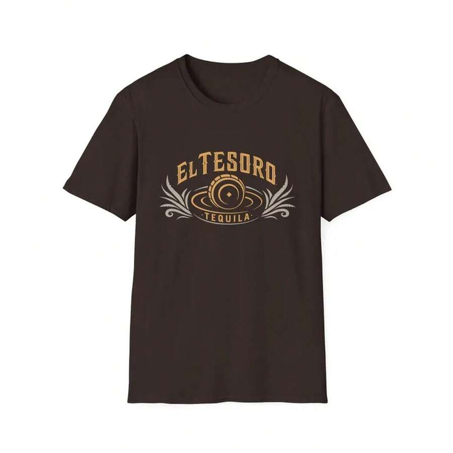 El Tesoro Tequila Logo T-Shirt - 黑色 - 查看 1