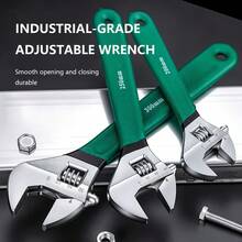 Adjustable Wrench Manual Tool Metal Multi-Function Sturdy Portable Large Opening Industrial Grade Suitable For Home Repair Automotive Plumbing 6 Inch-8 Inch-10 Inch-12 Inch - A - View 2