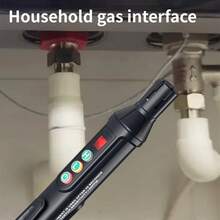 Portable Pen-Type Gas Leak Detector With Audible And Visual Alarm For RV, Home, Detection Range 50-1000 PPM - Black - View 7