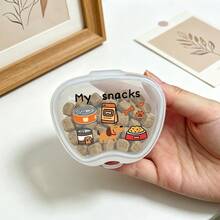 1PC A Compact, Airtight Storage Container For Pet Treats, Featuring A Cute Animal Print. This Small-Capacity, Portable Box Ensures Hygienic Storage And Is Ideal For Outdoor Walks, On-The-Go Rewards, Or Keeping Snacks Handy In The Car. - 100ml - View 3