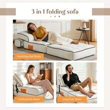 Bean Bags - White + Corduroy + Foam - View 9