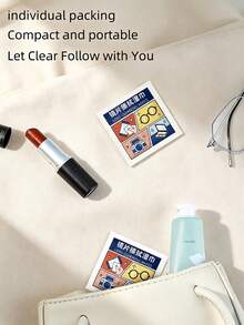 50/5pcs Eyeglass Cleaning Wipes, Disposable Lens Cleaning Cloth, Suitable For Eyeglasses, Smartphones, Computers, Cameras And Other Glass Surfaces, Portable Packaging, Suitable For Home And Travel Use - Multicolor - View 7