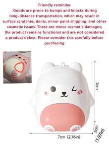 Cute Bear-Shaped Pill Box Design - Portable Weekly Pill Box, Can Store 7 Days Of Medication, Compact And Portable, With Keychain, Sealed Large Capacity, Convenient To Put In Pocket Or Hang On Bag, Suitable For Travel Or Daily Use - Multicolor - View 9