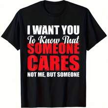 Camiseta 'Sarcastic I Want You To Know Someone Cares' - Ropa Informal Y Humorística - 款式 - 查看 1