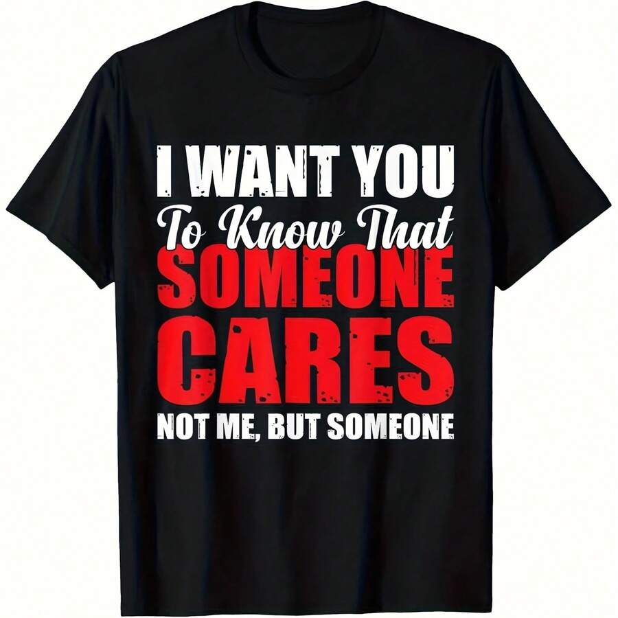 Camiseta 'Sarcastic I Want You To Know Someone Cares' - Ropa Informal Y Humorística - 款式 - 查看 1