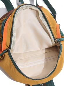 Dual Use Chest Bag, Outdoor Hiking Backpack, Picnic Bag, Lightweight Commuting Backpack, Sports Cycling Backpack, Mountain Climbing Backpack - Yellow - View 5