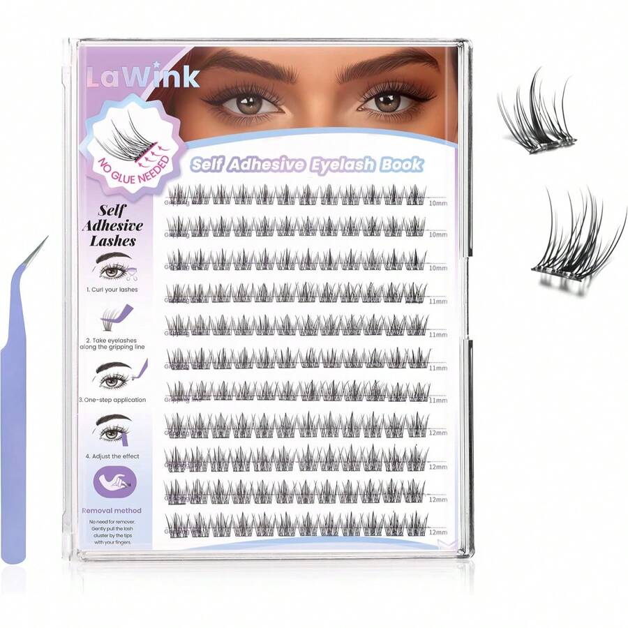 Faux cils - couleur comme sur la photo - Voir 1