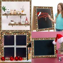 Christmas Holiday Decorative Border Stickers, Handmade Craft Decoration Self-Adhesive Stickers - Multicolor - View 1
