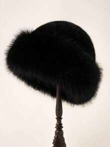 1pc New Women's Winter Wool Hat, European And Korean Style Warm Hat, Suitable For Autumn/Winter, Fashion Solid Color, Fits Face Shape, Compact Versatile Mongolian Hat, Thickened Design, Winter Essential - Multicolor - View 7