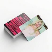 92pcs KATSEYE Mini 3rd Album WILD Star K-POP Merchandise LOMO Collectible Cards, Suitable For Decorating Photo Albums Or Room Photo Walls, Holiday Gifts, Celebrity Holographic Cards, Party Supplies, Celebrity Card Collection, Halloween And Christmas Gifts, Boxed High-Definition Celebrity Photo Cards, Collectibles, Small Gifts - A - View 9