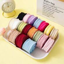 10 Yards/Roll 0.98inch Pleated Ruffle Lace Ribbon, Bouquet & Cake Wrapping Ribbon, DIY Craft Supplies, Decorative Gift Ribbon For Wedding, Birthday & Party - Multicolor - View 3