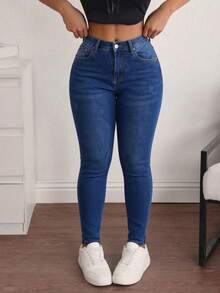 Women Jeans - Medium Wash - View 2