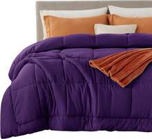 Bedsure Comforter Duvet Insert - Quilted Comforters King Size, All Season Duvet, GentleSoft Down Alternative Bedding Blanket, With 8 Tabs, Gifts For - ColorS - View 1
