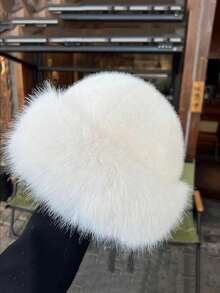 1pc New Women's Winter Wool Hat, European And Korean Style Warm Hat, Suitable For Autumn/Winter, Fashion Solid Color, Fits Face Shape, Compact Versatile Mongolian Hat, Thickened Design, Winter Essential - Multicolor - View 5