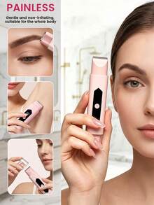 300mAh 2-In-1 Dual-Head Electric Shaver For Women, Rechargeable Portable Women's Hair Removal Razor, Suitable For Face, Bikini Area And Body Hair Removal - View 4