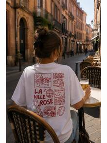 Women T-Shirts - 白色 - 查看 3