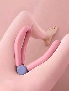 1 pieza Entrenador de músculos del piso pélvico, Moldeado, Yoga, Entrenamiento de piernas y glúteos - Rosa - Ver 5