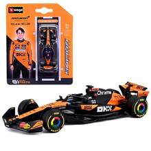 Burago 1/64 比例模型車 McLaren Mercedes MCL39 #81 Oscar Piastri 18-58001 (泡殼包裝) - Nastars - MCL39 #81 - 查看 2