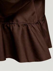 Adidas Originals Women's SPORTS SKIRT Knitted Mini Skirt KX6895 - Brown - View 6