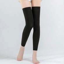 1 Pair Seamless Breathable Warm Knee Socks For Women And Men, Seamless Design For Outdoor And Casual Use - Multicolor - View 5