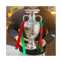 Yiwoop Europe Soccer Trophy 6/10/13/17IN Championship Trophy Awards Cup Football Cup Fans Souvenir - 10inch/26cm(ChampionshipupdatedtoItaly) - View 7