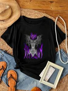 Women T-Shirts - 黑色 - 查看 1