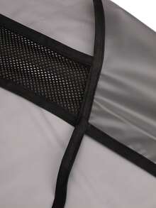 Transparent Waterproof Hair Salon Apron, PEVA Sleeveless Hairdressing Cape, Suitable For Haircutting, Dyeing, Styling, With Black Trim, Neck Protection Design, Suitable For Hairstylists And Home DIY, Unisex - Multicolor - View 9