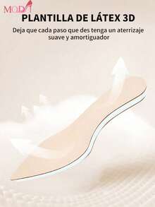 MODA Sandalias de tacón alto de punta elegante con lazo para mujer, zapatos de vestir sexy para fiesta, adecuados para verano, commute, discoteca, boda, fiesta, exterior, disponibles - Negro - Ver 10