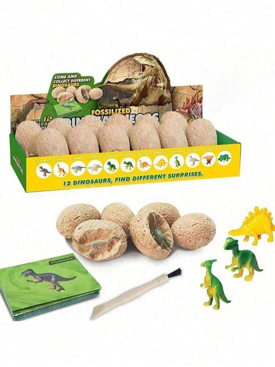Random Item Excavation Of Dinosaur Eggs, Wedding Gifts, Party And Surprise Dinosaur Excavation, Paleontological STEM, Fun Science Activity Gift Set,Halloween Decor,Wedding Decor,Graduation Gift. - Multi-color 1 - View 1