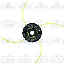 1pc 120mm Diameter Plug-And-Play Anti-Tangle Thickened Anti-Drop Quenched Iron Material Card-Slot Iron Blade Mower Head, Universal For Lawn Mowers, Garden, Farm, Yard, All-Season Weeding And Land Clearing - Grass Trimmer (Iron Plate Card Packaging) - View 8