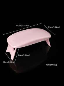 1PC Simple Foldable Plastic Nail Armrest Pillow, Manicure Wrist Support Cushion For Hand Resting, Japanese Style Nail Salon Hand Stand Tool, For Daily Manicure And Salon Use - Multicolor - View 7