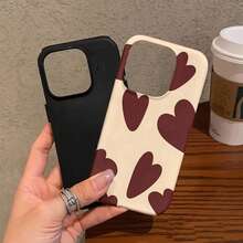 [24h Shipping From DE/FR/ES]Apple 17 16 15 Promax  21 22 23 24 25 26 Ultra Galaxy Phone Case - 1 Piece Valentine's Day Heart Fashion Design Two-In-One Case - Durable Multi-Layer Anti-Drop Protective Case, Suitable For IPhone 17, 16, 15, 14, 13, 12, 11, 8, 7, X, XS, XR, Plus, Air, Pro, Max, Mini, SE2, SE3 - 1 Piece Of Picture Color - View 5