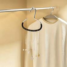 1 Set Hat Storage Rack Hooks, Multi-Layer Hanging Closet, Hat Organizer, Scarf & Clothing Storage Tool, Dust-Proof, Home Decor Room Decoration, Holiday Supplies Storage, Practical Back To School & Christmas Gift, Under Sink Cabinet Bathroom, Under Sink Storage Rack, Storage Rack, Closet Shelf System, Office Supplies & Accessories - Multicolor - View 6